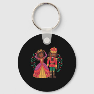 Chaveiro Black Nutcracker Sugar Plum Fairy Kwanzaa