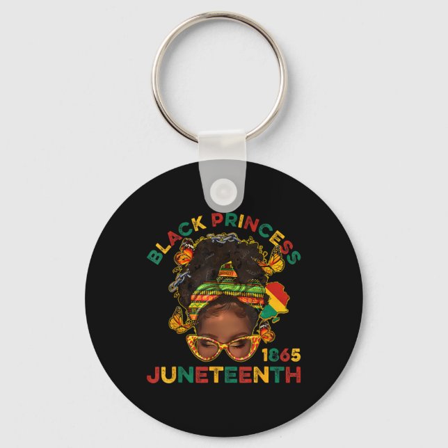 Chaveiro Black Princes Juneteenth 1865 History Month Melani (Frente)