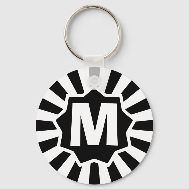 Chaveiro Black Wham Bam Monogramed (Frente)