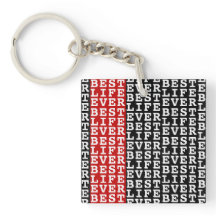 Black White Best Life Ever Red Strike Personalizad