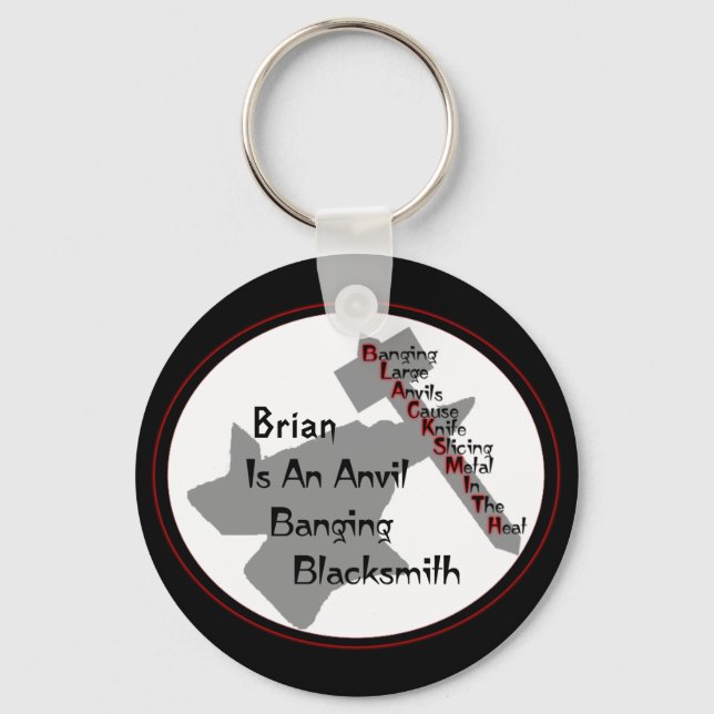 Chaveiro Blacksmith Personalizado (Frente)