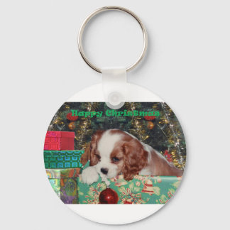 Chaveiro Blenheim Christmas Puppy