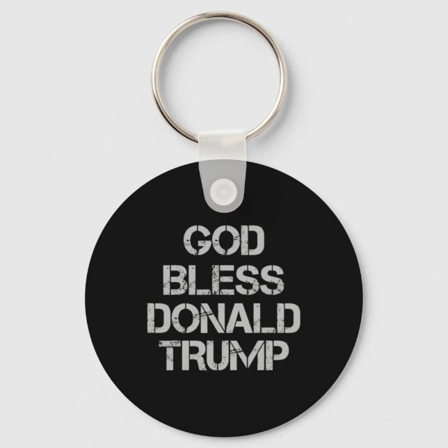Chaveiro Bless Donald Trump T Shirt (Frente)