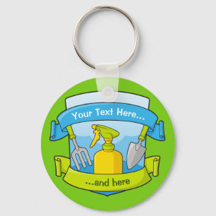 Chaveiro Blindagem de jardinagem com faixas