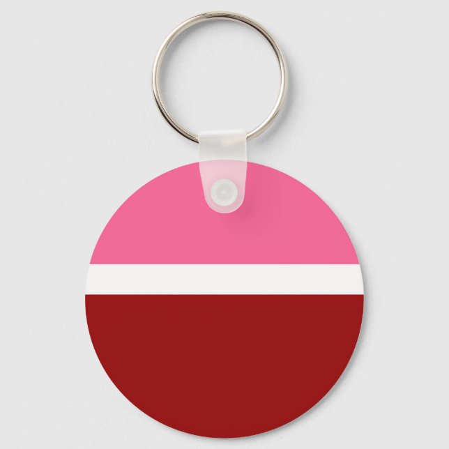 Chaveiro Bloco de Cor Rosa Branco Marrom Vermelho (Frente)