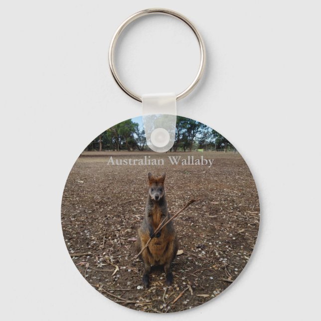 Chaveiro Blocos De Comida Wallaby Australianos, Keyring (Frente)
