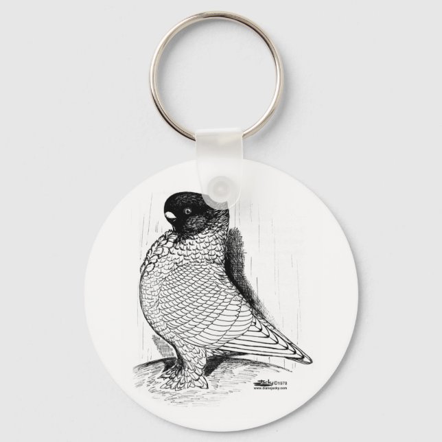 Chaveiro Blondinette Pigeon Laced 1978 (Frente)