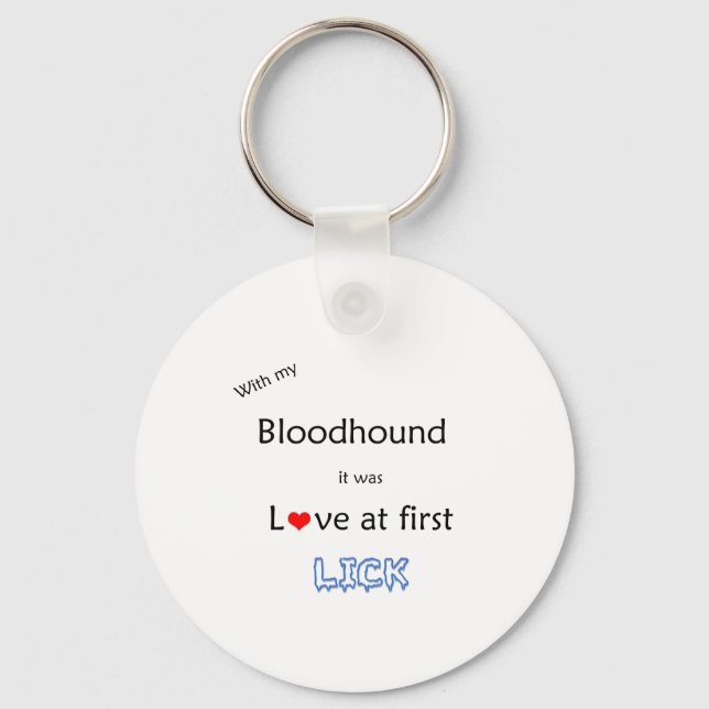 Chaveiro Bloodhound Lick Design (Frente)