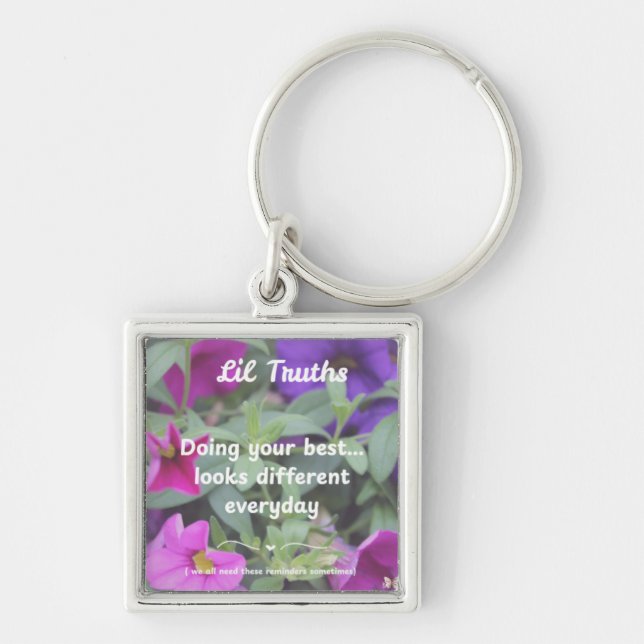 Chaveiro Blooms Florais de Vibes Lil Truths (Frente)