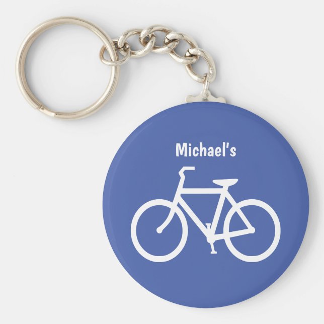 Chaveiro Bloqueio Personalizado de Bike do Contorno de Bici (Frente)
