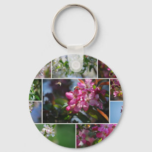 Chaveiro Blossomas de Maçã e Abelhas de Mel