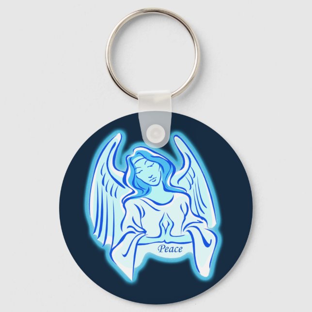 Chaveiro Blue Angel Of Peace Key Chain (Frente)