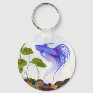 Chaveiro Blue Betta Fish