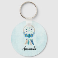 Blue Dreamcatcher Na moda Boho Design