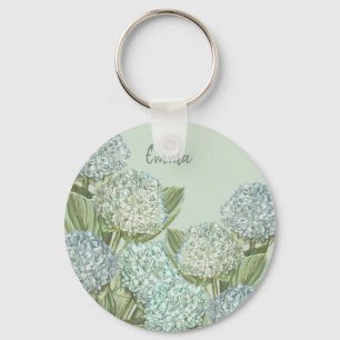Chaveiro Blue Hydrangea/ Sage Green