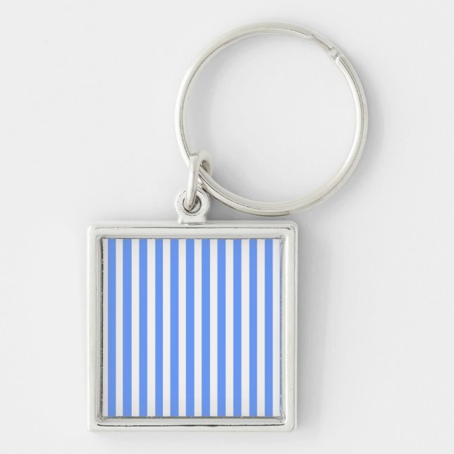 Chaveiro Blue Modern Stripes (Frente)