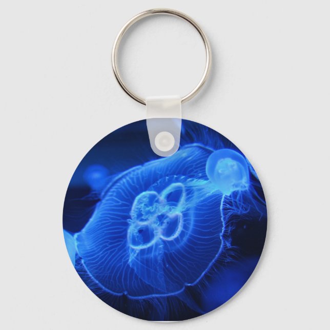 Chaveiro Blue Neon Jellyfish (Frente)