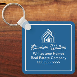 Chaveiro Blue Real Estate Company Personalized Realtor