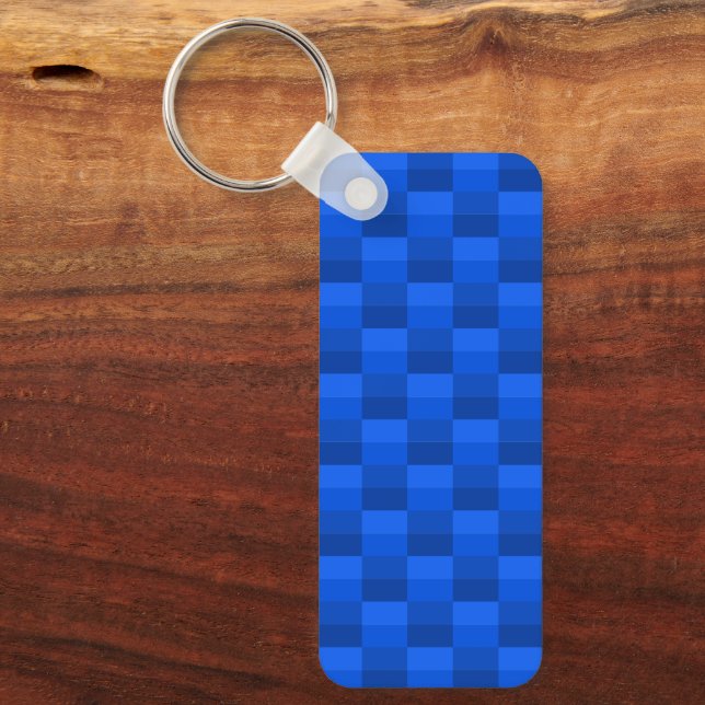 Chaveiro Blue Shades Color Blocks (Frente)