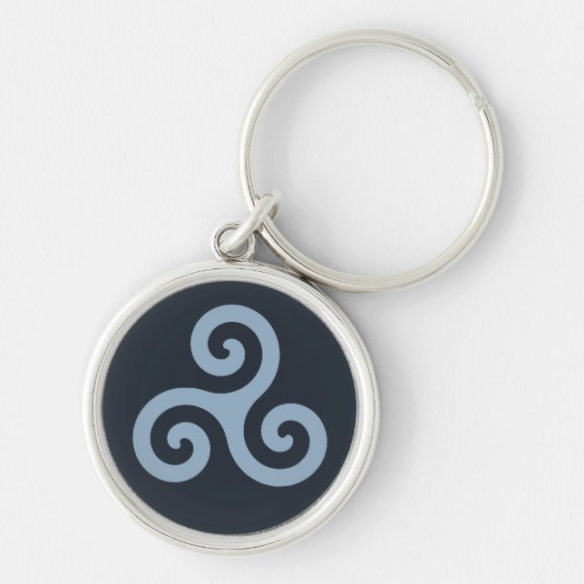 Chaveiro Blue Triskelion (Frente)