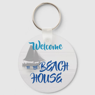 Chaveiro Blue Welcome to the Beach House