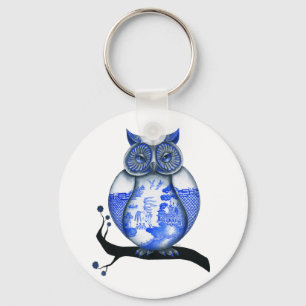 Chaveiro Blue Willow Owl