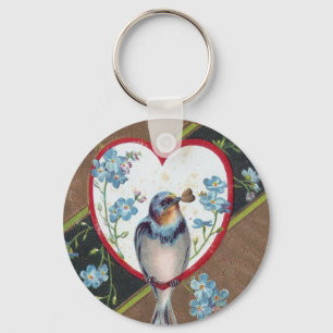 Chaveiro Bluebird do vintage