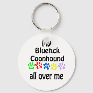 Chaveiro Bluetick Coonhound Walks Design