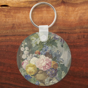 Chaveiro Blumenstrauß em einer Vase mit Vogelnest