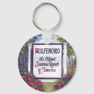 Chaveiro Boa vinda ao sinal de Wolfeboro NH