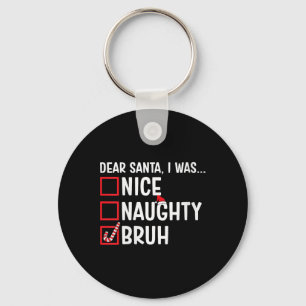 Chaveiro Boas Papais noeis Felizes Bruh Engraçado Natal Lis