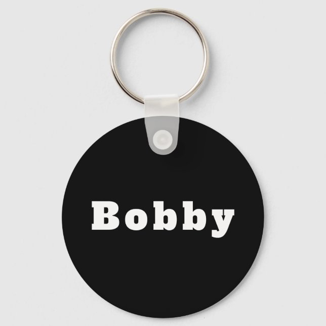 Chaveiro Bobby schwarz weiß  (Frente)