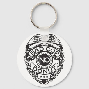Chaveiro Bobina má nenhuma rosquinha - preto
