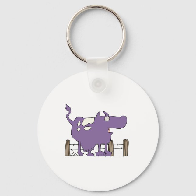 Chaveiro Bobo Purple COw (Frente)