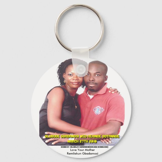Chaveiro Bode Wed Kenny (FAÇA SEU PRÓPRIO)MOJI GBADAMOSI (Frente)