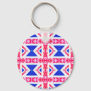 Chaveiro boho union jack