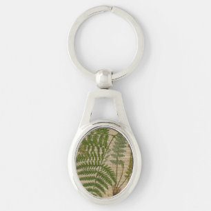 Chaveiro boi-impressão francês foliage