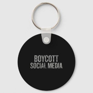 Chaveiro Boicote às mídias sociais