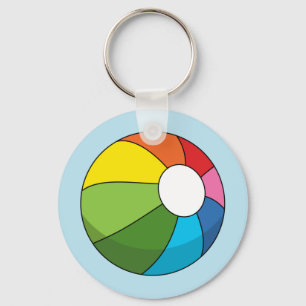 Chaveiro Bola Colorida de Praia