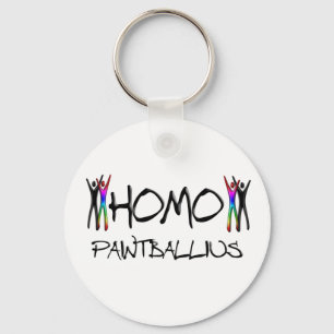 Chaveiro Bola da pintura do homo