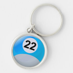 Chaveiro Bola de bilhar do número 22