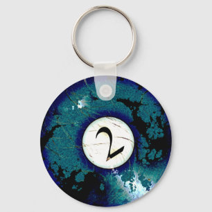 CHAVEIRO BOLA DE BILHAR NÚMERO 2