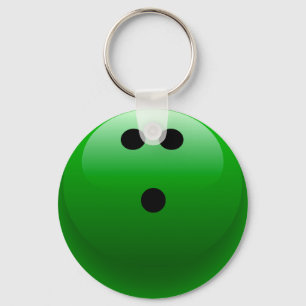 Chaveiro Bola de boliche verde
