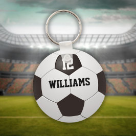 Chaveiro Bola de Futebol com Nome Personalizado