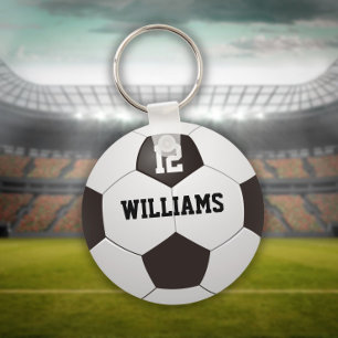 Chaveiro Bola de Futebol com Nome Personalizado