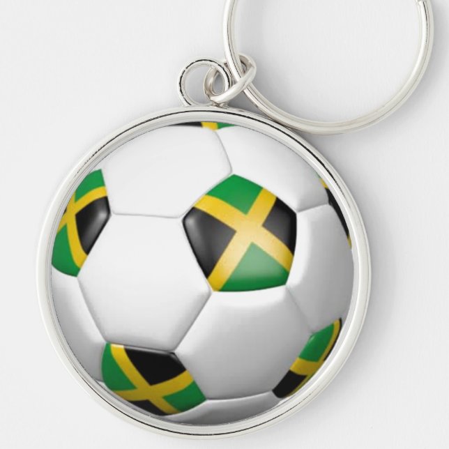 Chaveiro bola de futebol da Jamaica (Frente)