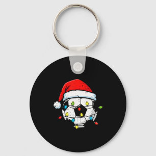 Chaveiro Bola de Futebol de Natal Papai Noel Xmas Futebol E
