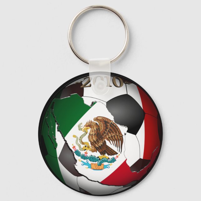 Chaveiro Bola de Futebol do México 2010 (Frente)