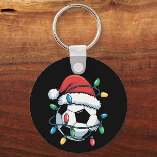 Chaveiro Bola de Futebol do Papai Noel Esportes Natal Jogad
