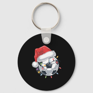 Chaveiro Bola de Futebol do Papai Noel Esportes Natal Jogad